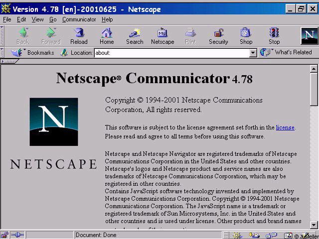 Antiguo Navegador Netscape